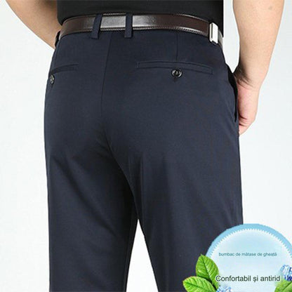 👖👖Pantalones rectos informales de negocios para hombre