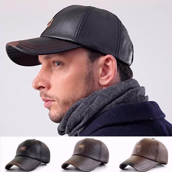 Oferta limitada: ¡50% de descuento! 🔥 Nuevo modelo de gorra de béisbol de cuero para otoño e invierno 2024, moderna y universal.