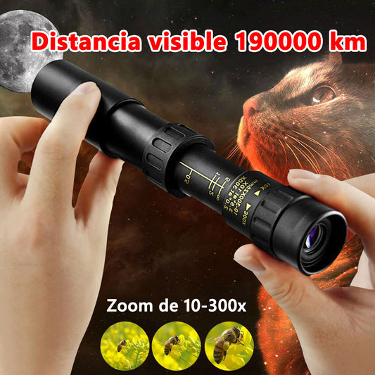 🔥🔥Alta calidad, precio súper bajo🔥Telescopio monocular de alta definición, zoom de 10-300x-3836913