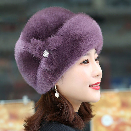 [56-58 cm] Gorro de lana cálido y moderno para otoño e invierno.