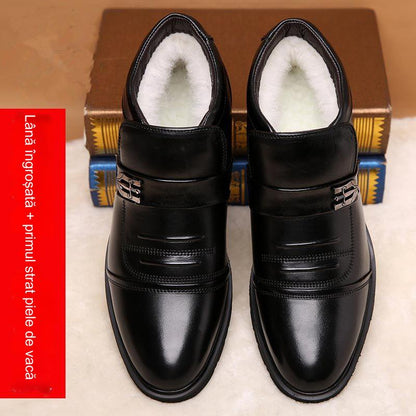 【38-44】2024 Zapatos de cuero de terciopelo de algodón de moda de invierno para hombres_3849319