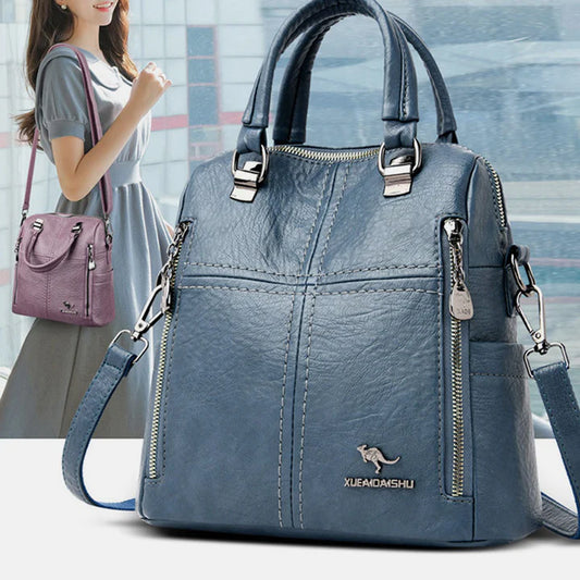 Multifunctional Large Capacity Elegant Shoulder Bag Crossbody Bag Backpack