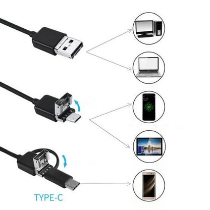 (Tip-c, USB, Micro USB) endoscopio tres en uno 【1M】3878483